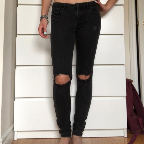 Garage Retro mid rise ripped jegging black - Picture 5 of 7